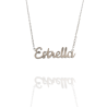 Collar con nombre de Estrella en Acero Hipoalergénico 316l