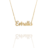 Collar con nombre de Estrella en Acero Hipoalergénico 316l