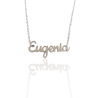 Collar con nombre de Eugenia en Acero Hipoalergénico 316l