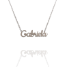 Collar con nombre de Gabriela en Acero Hipoalergénico 316l