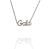 Collar con nombre de Gala en Acero Hipoalergénico 316l