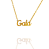 Collar con nombre de Gala  en Acero Hipoalergénico 316l