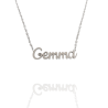 Collar con nombre de Gemma en Acero Hipoalergénico 316l