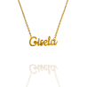 Collar con nombre de Gisela en Acero Hipoalergénico 316l