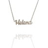 Collar con nombre de Helena en Acero Hipoalergénico 316l