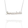 Collar con nombre de Inmaculada en Acero Hipoalergénico 316l