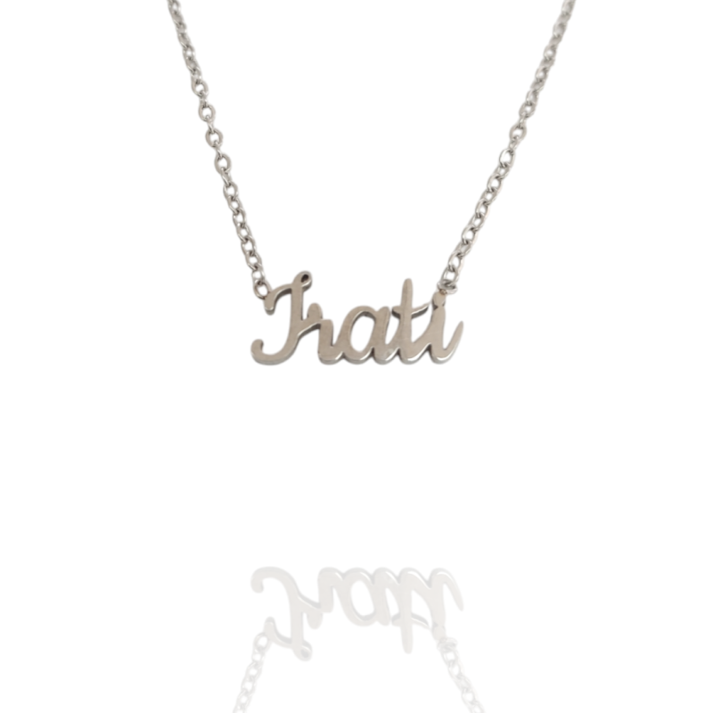 Collar con nombre de Irati en Acero Hipoalergénico 316l