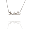 Collar con nombre de Isabella en Acero Hipoalergénico 316l