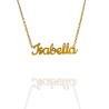 Collar con nombre de Isabella en Acero Hipoalergénico 316l
