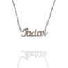 Collar con nombre de Itziar en Acero Hipoalergénico 316l
