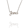 Collar con nombre de Jana en Acero Hipoalergénico 316l