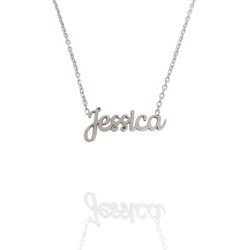 Collar con nombre de Jessica en Acero Hipoalergénico 316l