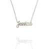 Collar con nombre de Jessica en Acero Hipoalergénico 316l