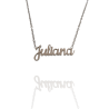 Collar con nombre de Juliana en Acero Hipoalergénico 316l