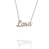 Collar con nombre de Lara en Acero Hipoalergénico 316l