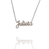 Collar con nombre de Julieta en Acero Hipoalergénico 316l
