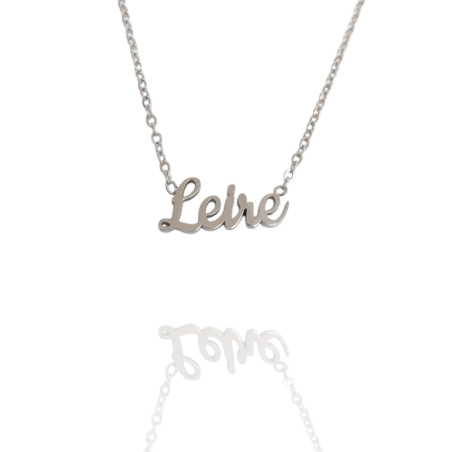 Collar con nombre de Leire en Acero Hipoalergénico 316l