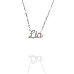 Collar con nombre de Lia en Acero Hipoalergénico 316l