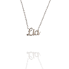 Collar con nombre de Lia en Acero Hipoalergénico 316l