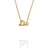 Collar con nombre de Lia en Acero Hipoalergénico 316l