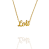 Collar con nombre de Loli en Acero Hipoalergénico 316l