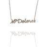 Collar con nombre de MªDolores en Acero Hipoalergénico 316l