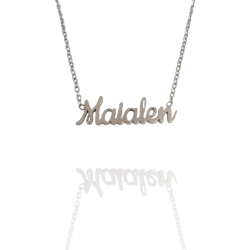 Collar con nombre de Maialen en Acero Hipoalergénico 316l