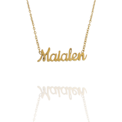 Collar con nombre de Maialen en Acero Hipoalergénico 316l