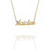 Collar con nombre de Maialen en Acero Hipoalergénico 316l
