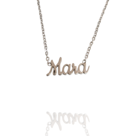 Collar con nombre de Mara en Acero Hipoalergénico 316l