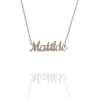 Collar con nombre de Matilde en Acero Hipoalergénico 316l