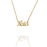 Collar con nombre de Naia en Acero Hipoalergénico 316l