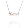 Collar con nombre de Naiara en Acero Hipoalergénico 316l