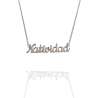 Collar con nombre de Natividad en Acero Hipoalergénico 316l