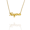 Collar con nombre de Nayara en Acero Hipoalergénico 316l