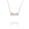 Collar con nombre de Nicole en Acero Hipoalergénico 316l