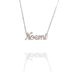 Collar con nombre de Noemi en Acero Hipoalergénico 316l
