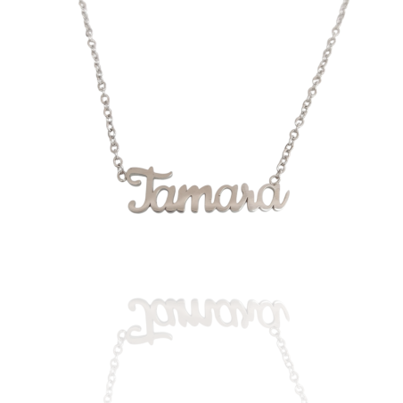 Collar con nombre de Tamara en Acero Hipoalergénico 316l