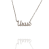 Collar con nombre de Uxue en Acero Hipoalergénico 316l