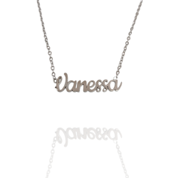 Collar con nombre de Vanessa en Acero Hipoalergénico 316l