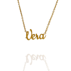 Collar con nombre de Vera en Acero Hipoalergénico 316l