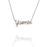 Collar con nombre de Yasmín en Acero Hipoalergénico 316l