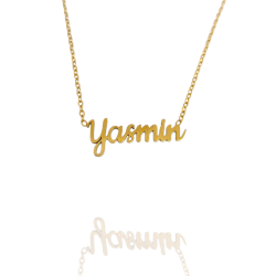 Collar con nombre de Yasmín en Acero Hipoalergénico 316l