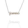 Collar con nombre de Yasmina en Acero Hipoalergénico 316l