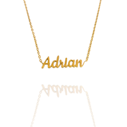 Collar con nombre de Adrián en Acero Hipoalergénico 316l