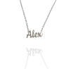 Collar con nombre de Alex en Acero Hipoalergénico 316l