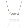 Collar con nombre de Cristian en Acero Hipoalergénico 316l