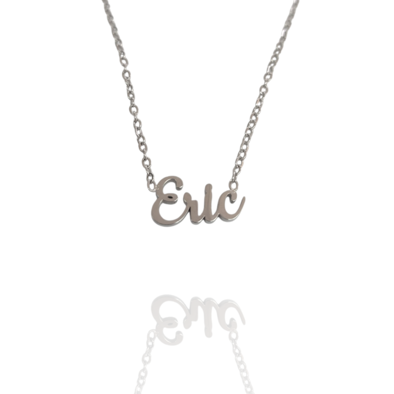 Collar con nombre de Eric en Acero Hipoalergénico 316l