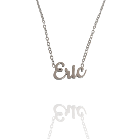 Collar con nombre de Eric en Acero Hipoalergénico 316l
