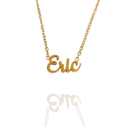Collar con nombre de Eric en Acero Hipoalergénico 316l